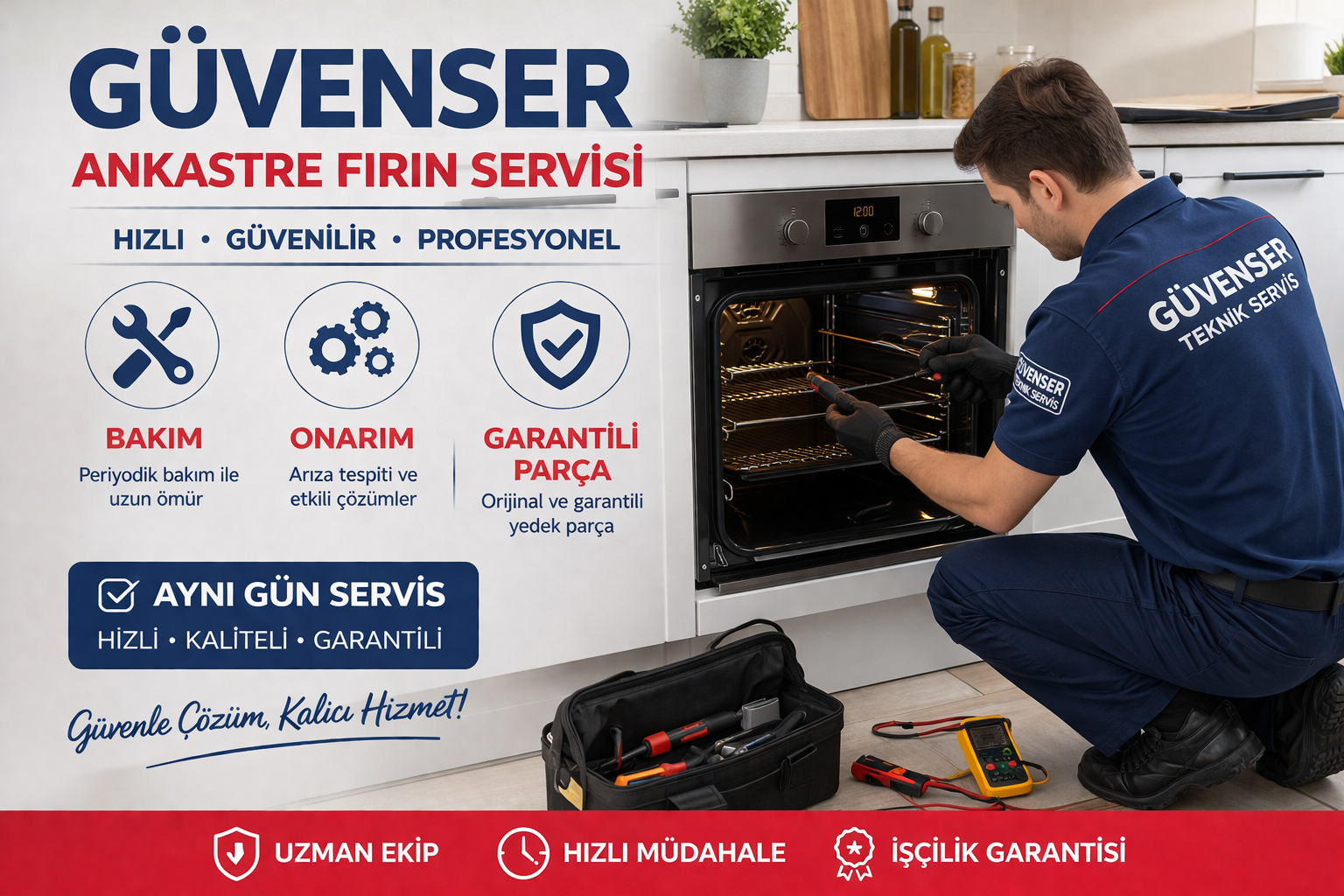 Ankastre Fırın Servisi